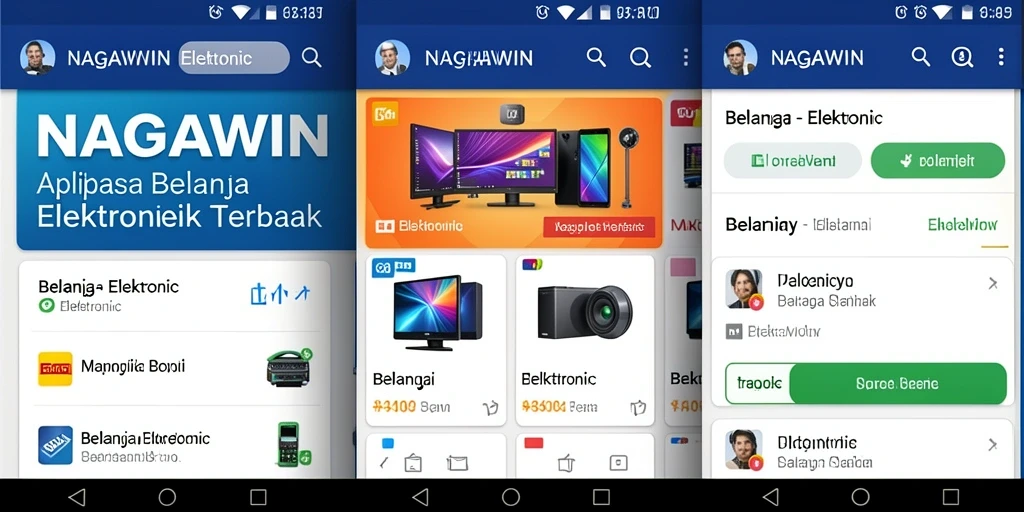 Tampilan antarmuka aplikasi NAGAWIN yang menarik dan fungsional.