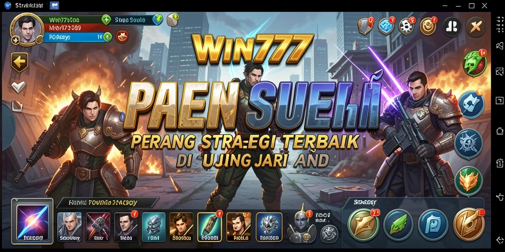 Tampilan antarmuka permainan WIN777 yang intuitif dan strategis.